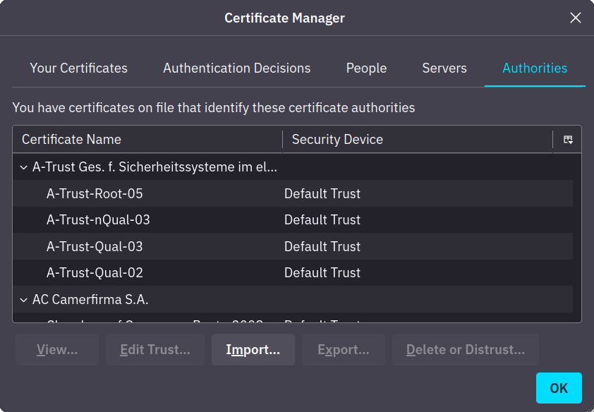 Certificate Authority