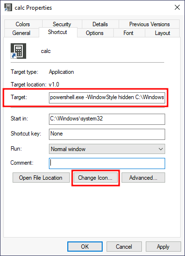 backdoor Shortcut Files
