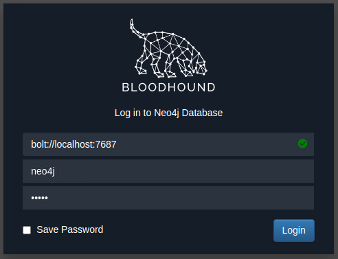 bloodhound authentication GUI